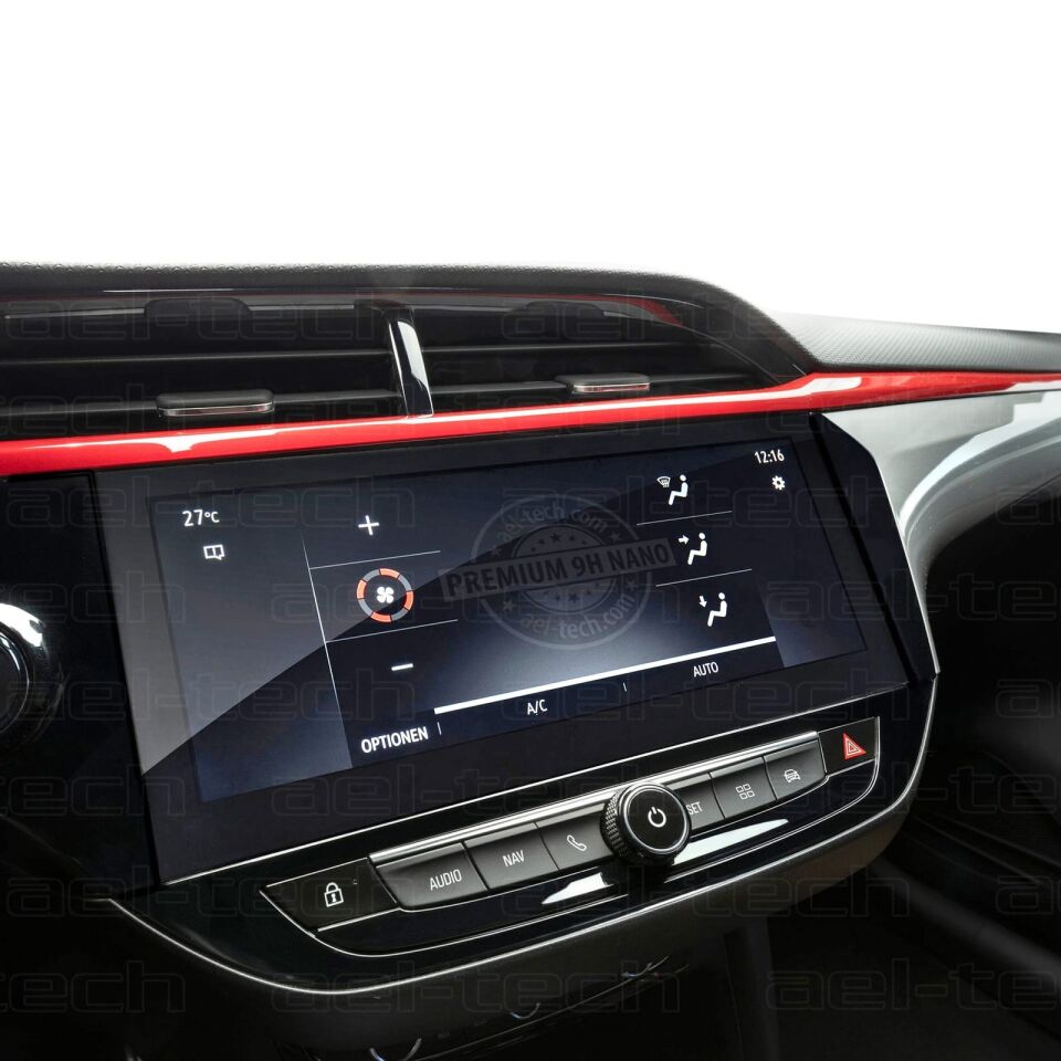 Opel Corsa Ultimate Makyajlı Kasa Uyumlu 10 inç Navigasyon 9H Nano Ekran Koruyucu 2025