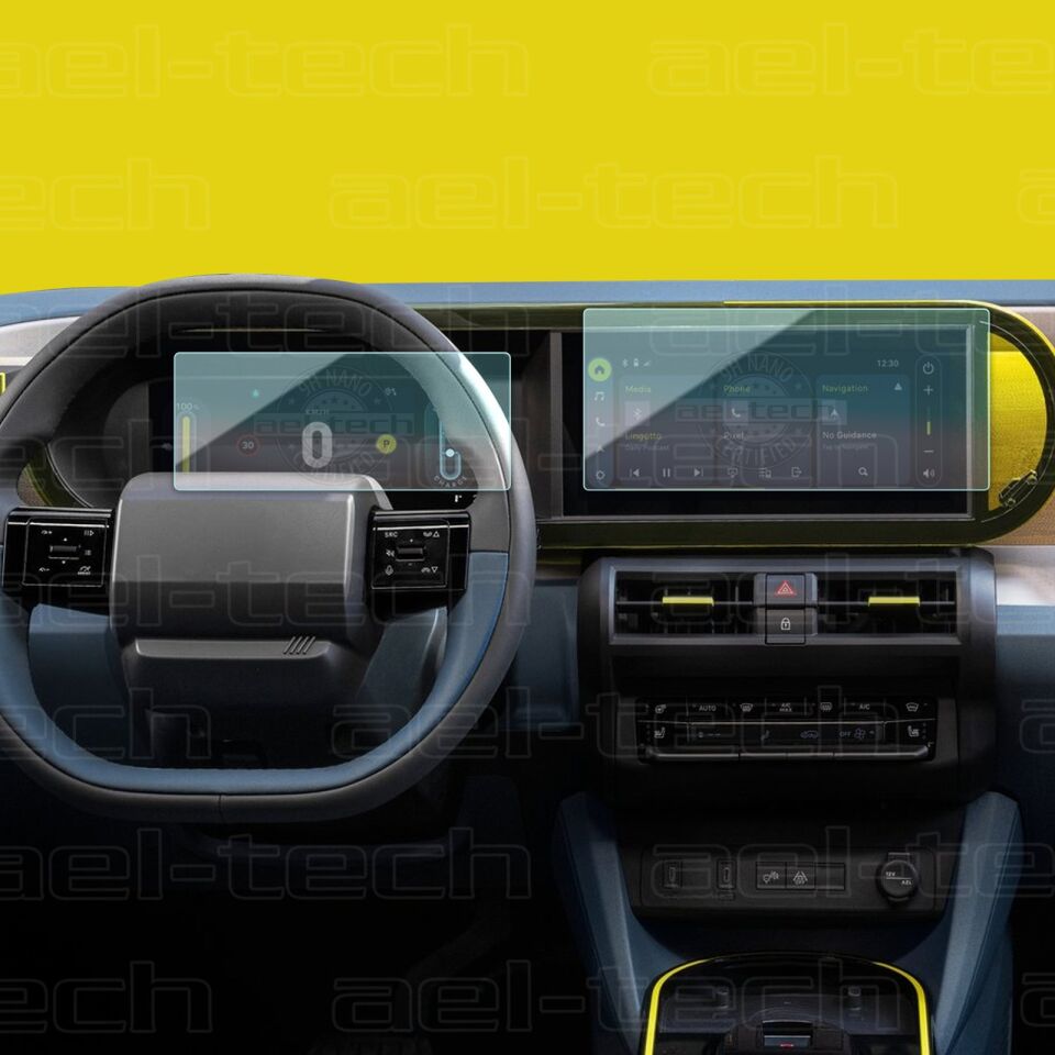 Fiat Panda Uyumlu Dijital Gösterge ve Navigasyon 9H Nano Ekran Koruyucu 2025