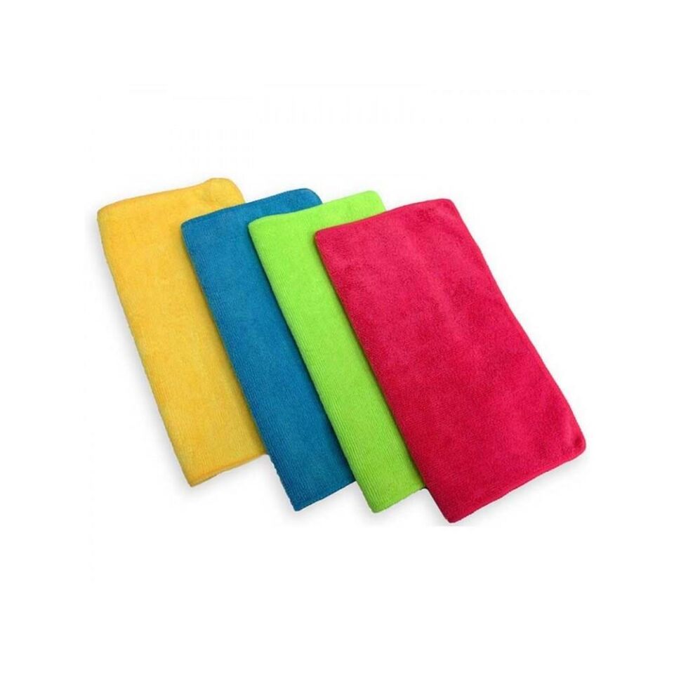 Rulopak Mikrofiber Bez Sarı- Pembe - Mavi - Yeşil