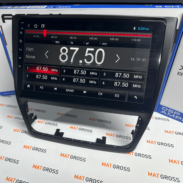 Skoda Octavia 2007-2014 Multimedya Ekranı, 10.1 İnç Black, Android Auto, CarPlay, Geri Görüş Kamerası, Bluetooth, USB, Wi-Fi, Direksiyon Kumandası Uyumu