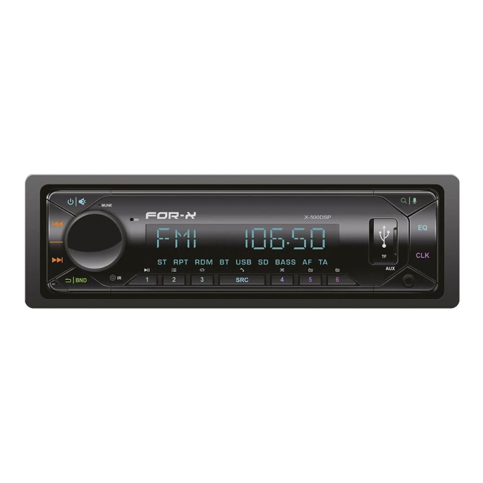 For-X X-500DSP V2 Oto Teyp - Bluetooth 5.1 Teyp
