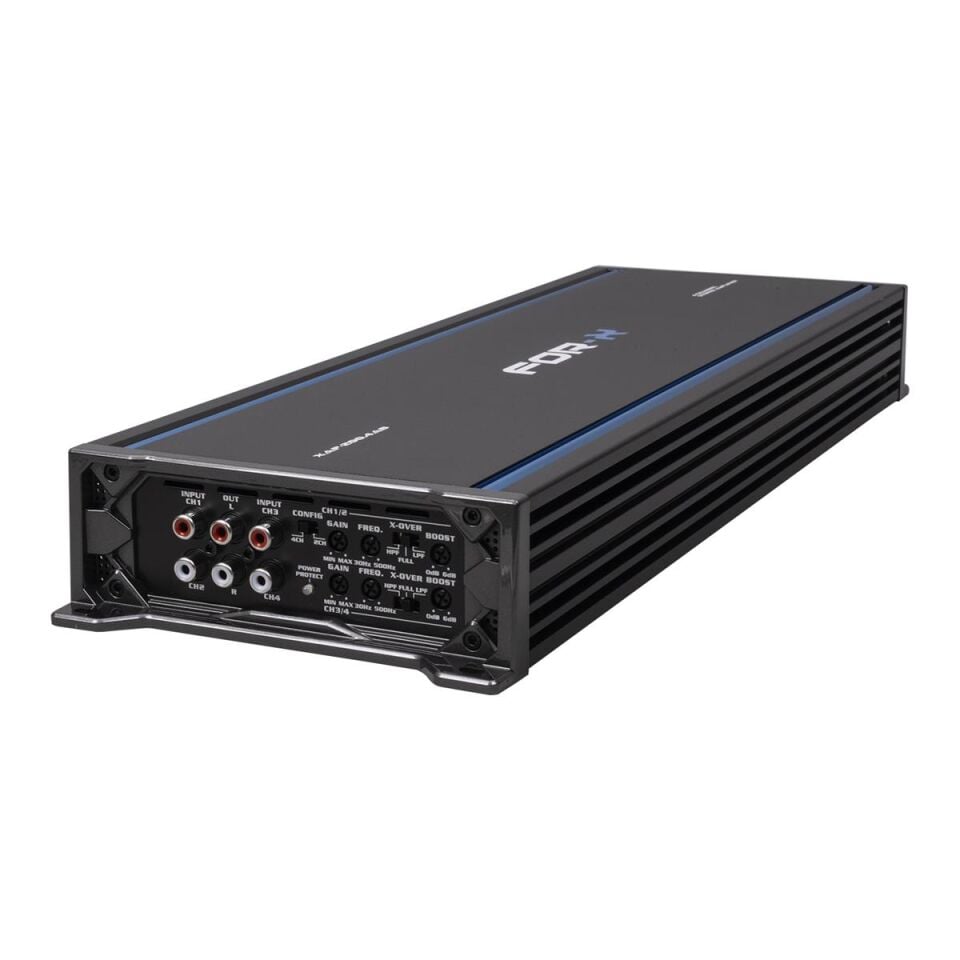 For-X XAP-200.4AB Class AB 4 Kanal Oto Amfisi - Köprülenebilir Power Amfi