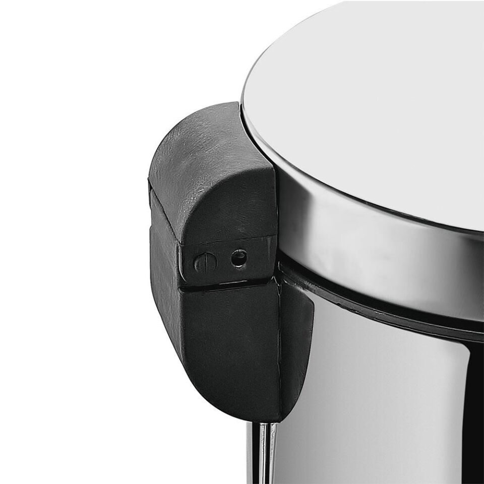 Rulopak Pedallı Paslanmaz Çöp Kovası 16 Litre