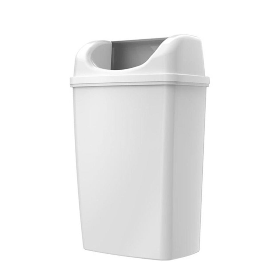 Rulopak Duvara Monte Çöp Kovası 25 Litre Beyaz