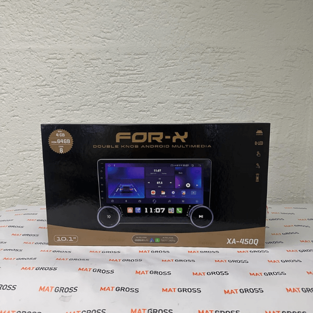 For-X XA-450Q 10.1'' QLED Android 13 Multimedya