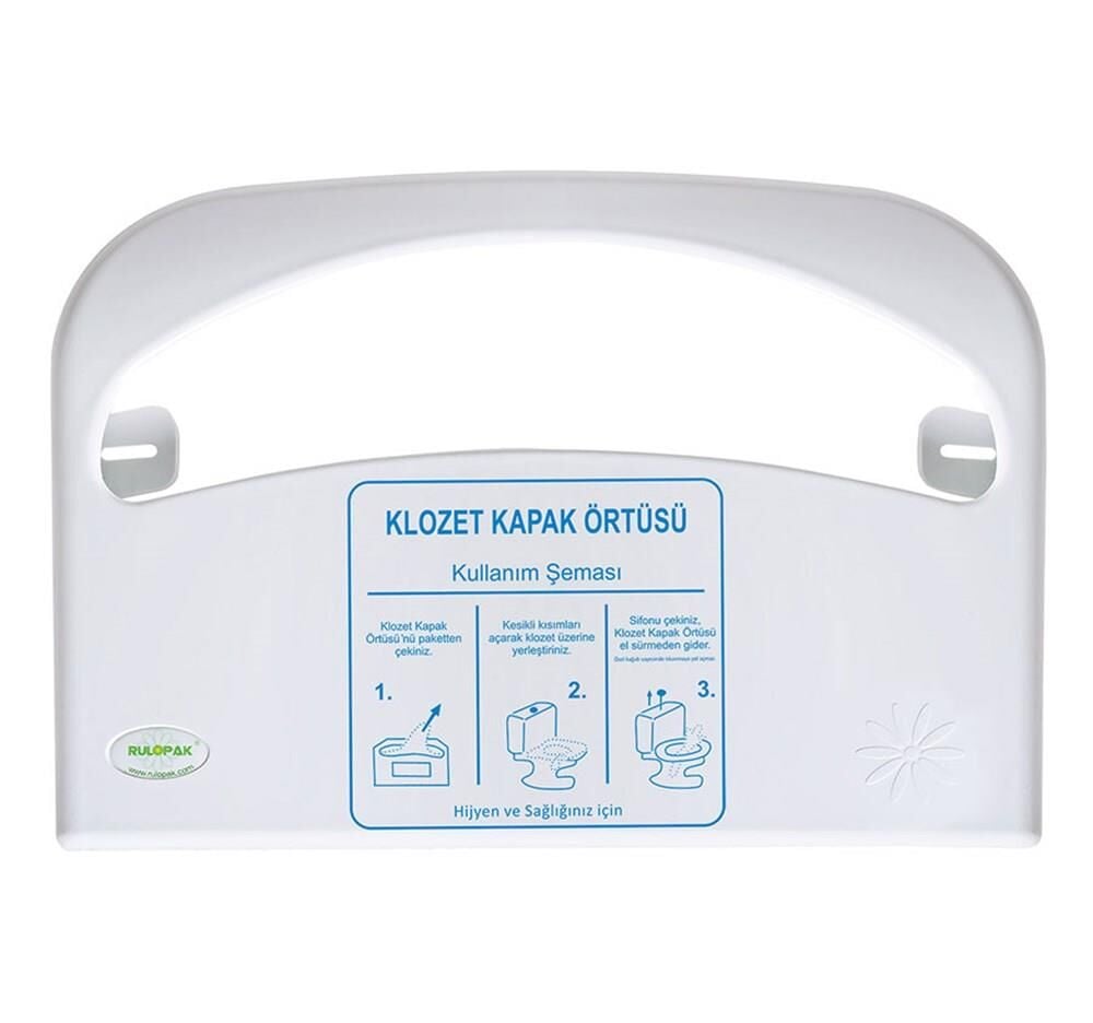 Rulopak Klozet Kapak Örtüsü Dispenseri Beyaz