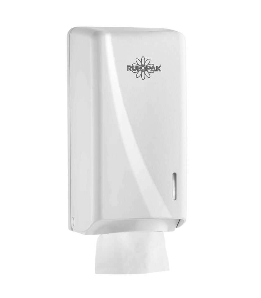 Rulopak Tekçek Maxi Tuvalet Kağıdı Dispenseri Beyaz