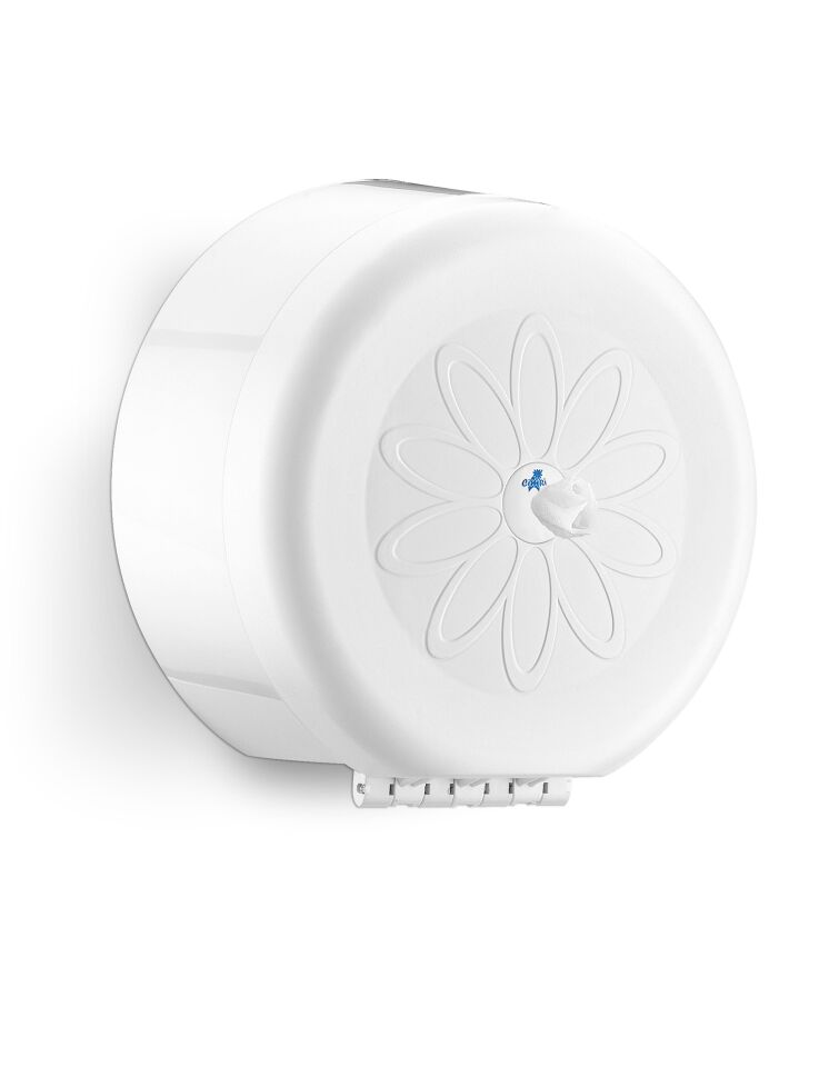Rulopak Mini Cimri İçten Çekmeli Tuvalet Kağıdı Dispenseri Beyaz