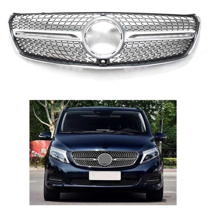 W447 VITO IÇIN UYUMLU DIAMOND PANJUR - KROM