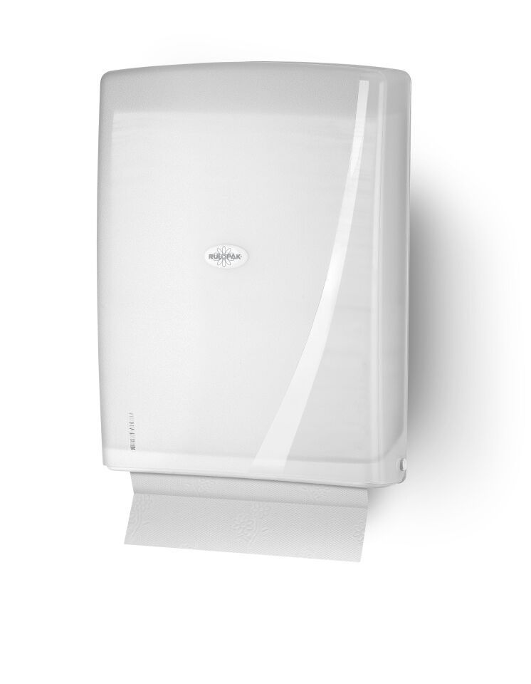 Rulopak Modern Z Katlama Kağıt Havlu Dispenseri 400'Lü Beyaz