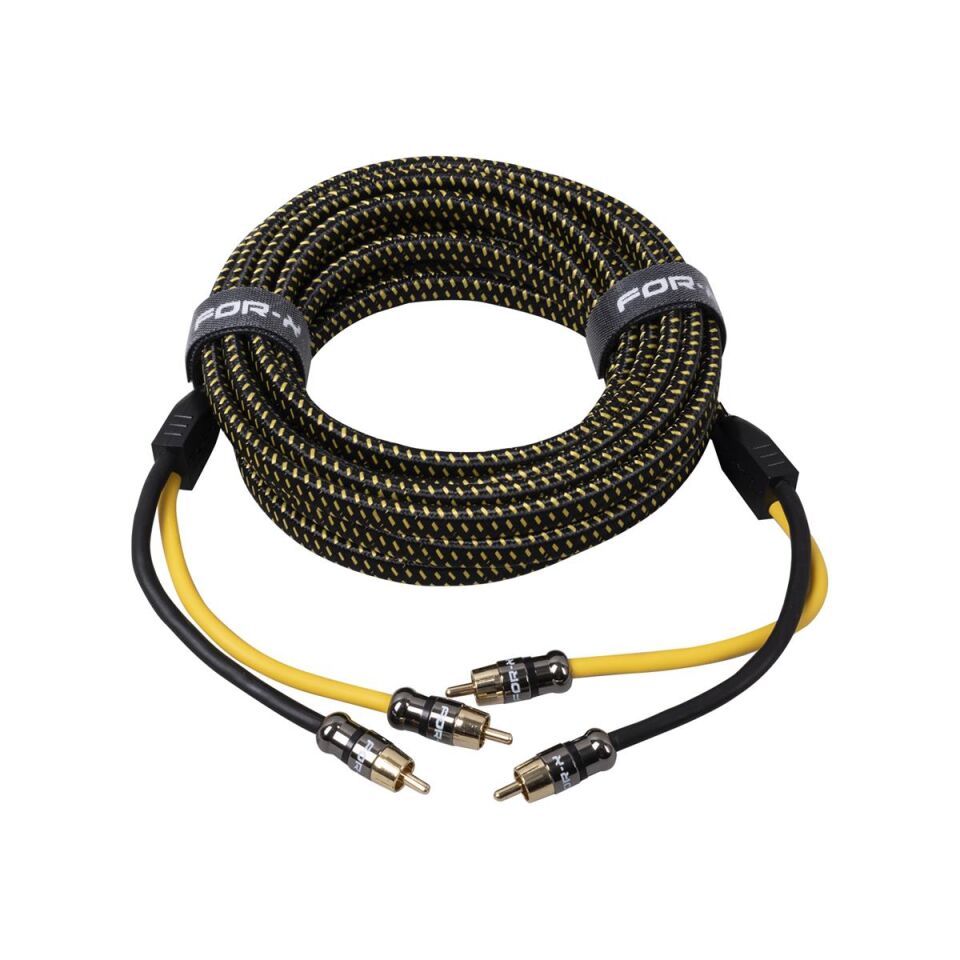 FOR-X MAESTRO-25 5 Metre High-End RCA Kablo - Oto Amfi Sinyal Kablosu