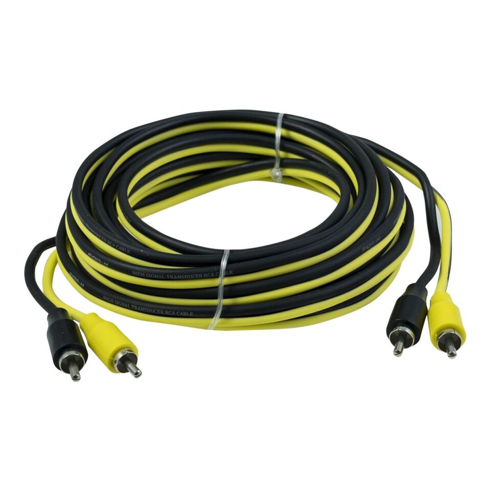 FOR-X X-25RCA 5 Metre RCA Kablo - Oto Amfi Sinyal Kablosu