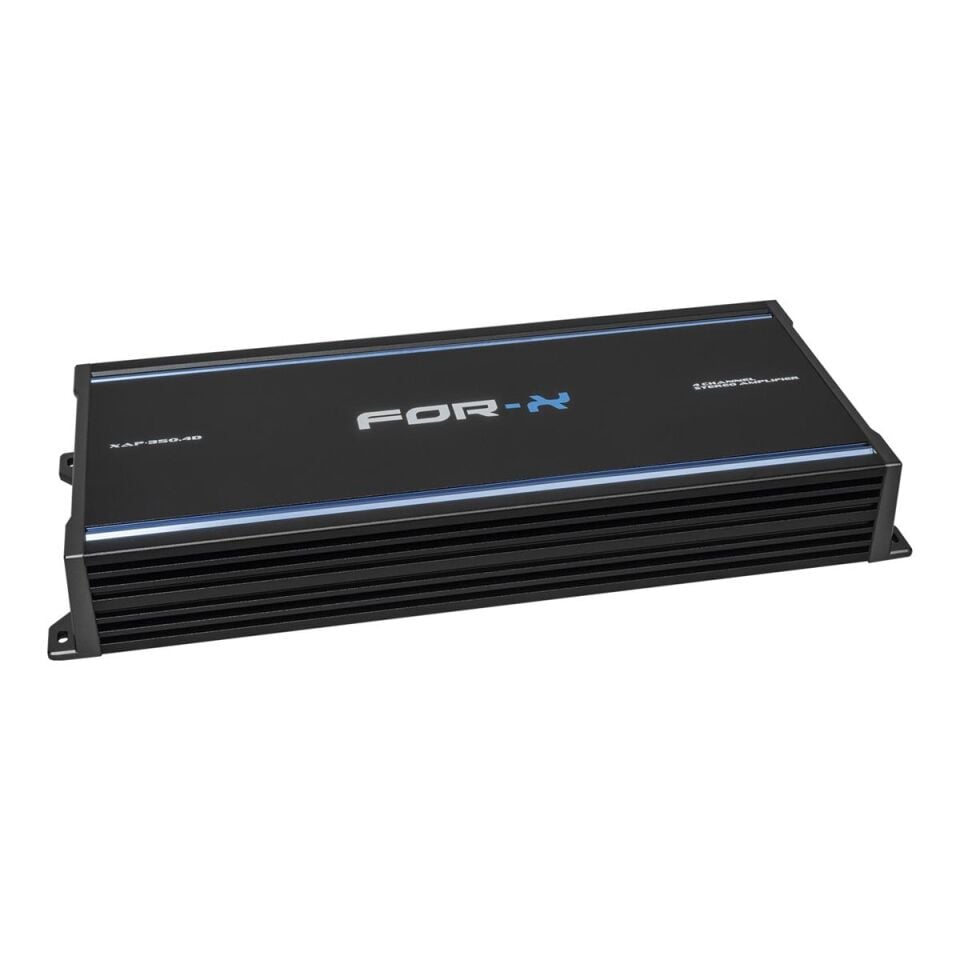 FOR-X XAP-350.4D Dijital 4 Kanal Oto Amfisi - Köprülenebilir Power Amfi