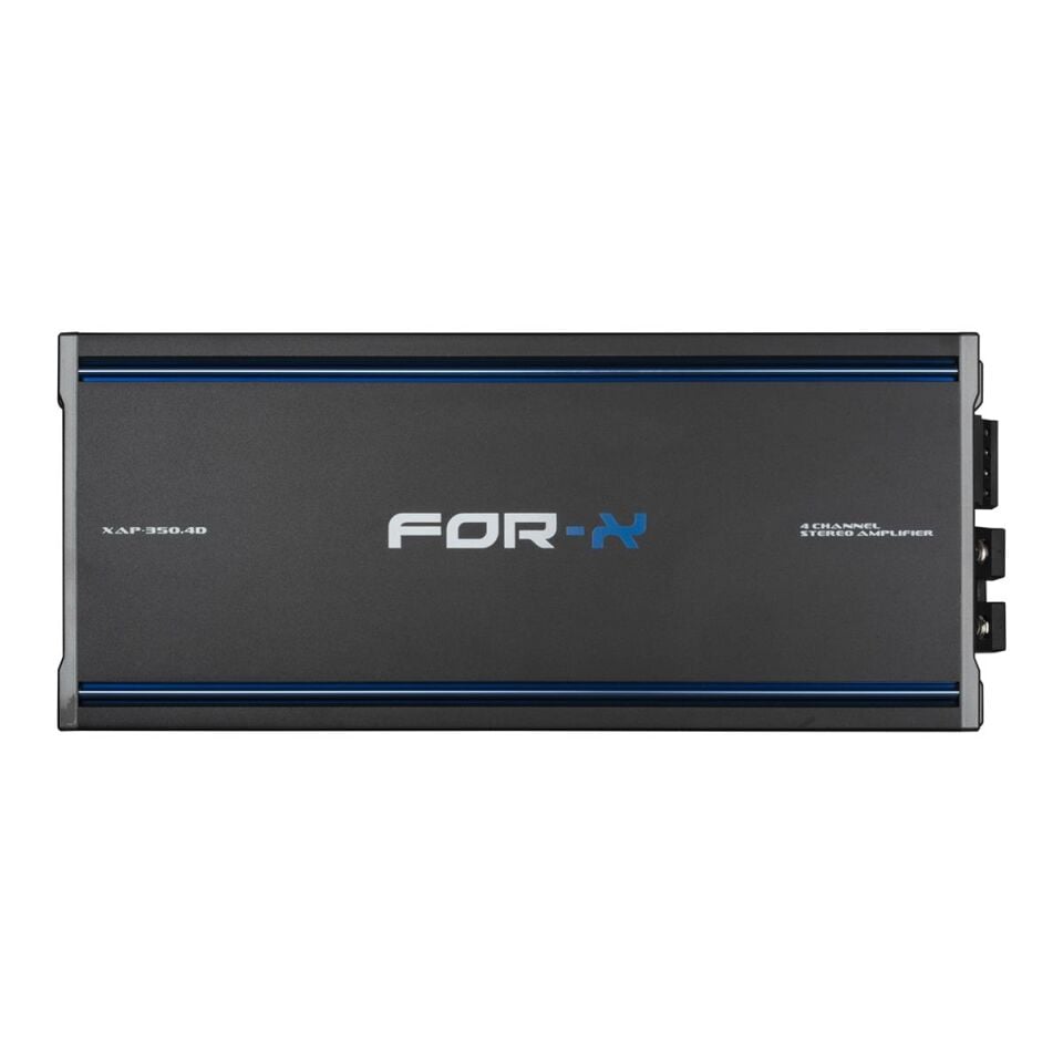 FOR-X XAP-350.4D Dijital 4 Kanal Oto Amfisi - Köprülenebilir Power Amfi