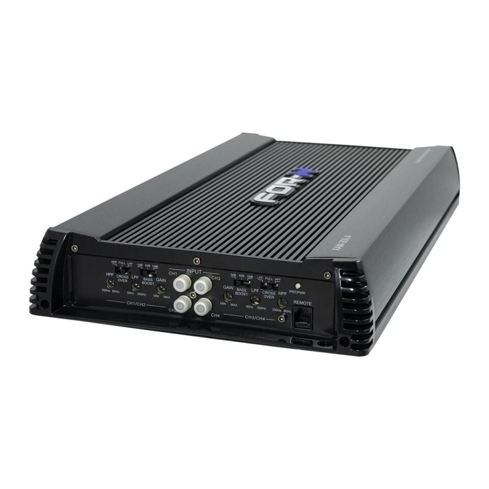 For-X XAM-200.4 4 Kanal Oto Amfi - Köprülenebilir Yüksek Güçlü Amfi