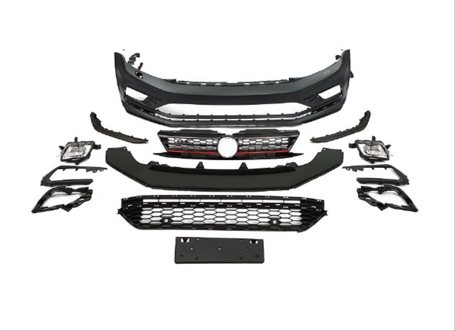 JETTA GLI 2015+ IÇIN UYUMLU  ÖN TAMPON PANJUR SET