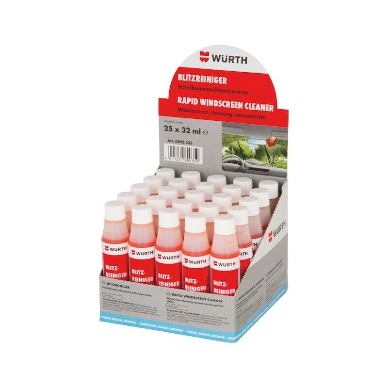 Würth Cam Temizleme Sabunu 32ml-25 Adet (1 Kutu)