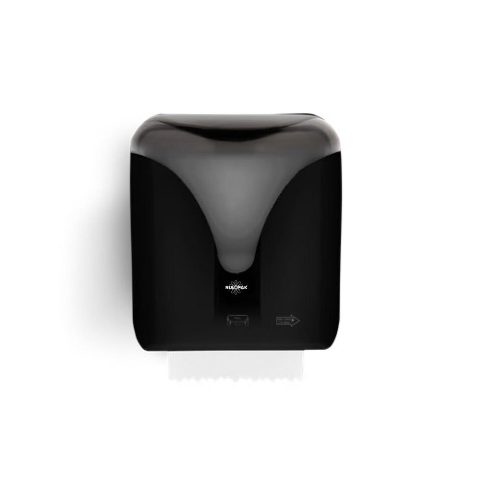 Rulopak Elite Autocut Kağıt Havlu Dispenseri 21 Cm Siyah