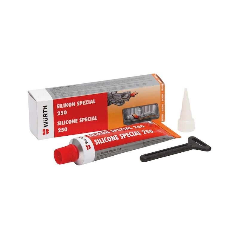 Würth Sıvı conta Özel Silikon Kırmızı 250C 70ml
