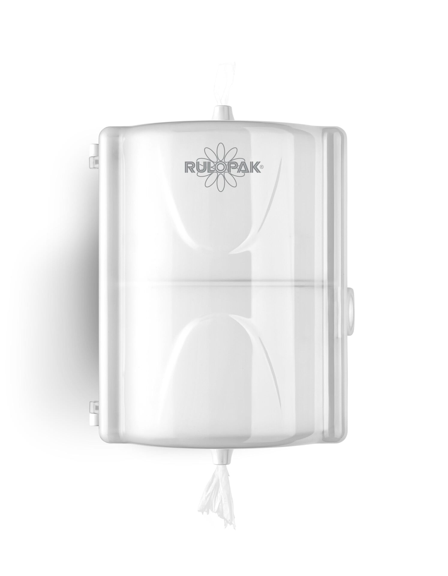 Rulopak İkiz Mini Cimri İçten Çekmeli Tuvalet Kağıdı Dispenseri Beyaz