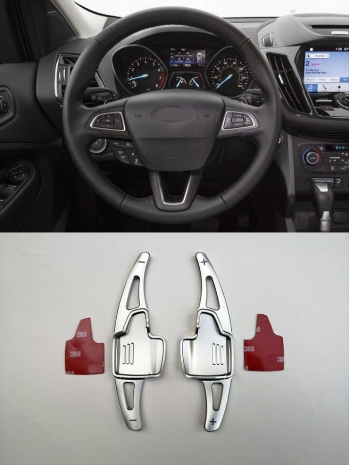 FOCUS IÇIN UYUMLU (2015-2019)  PADDLE SHIFT (F1 VITES KULAKCIK)  -  SILVER