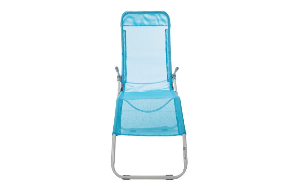 Andoutdoor Tumbona Katlanır Şezlong-MAVİ