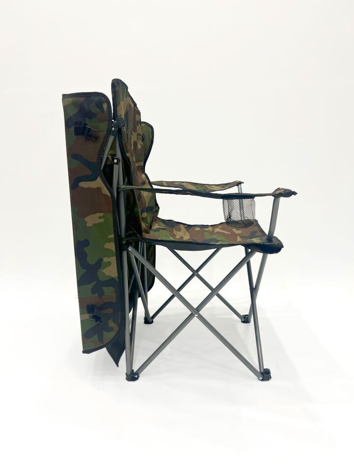 Tenteli Katlanır Taşınabilir Plaj Kamp Sandalyesi