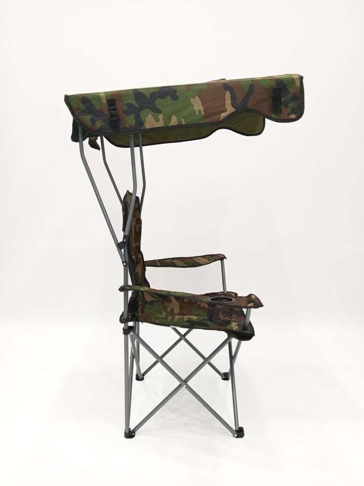 Tenteli Katlanır Taşınabilir Plaj Kamp Sandalyesi