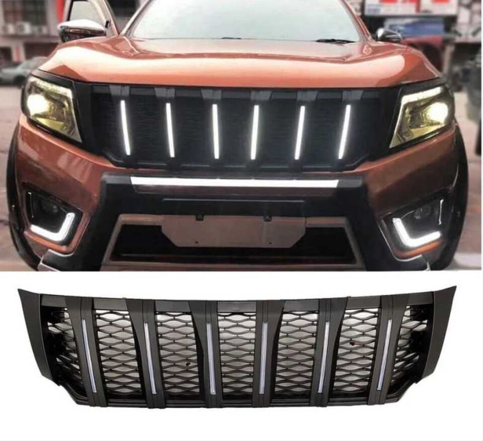 NAVARA NP300 (2015-2020) IÇIN UYUMLU  LEDLI PANJUR- SIYAH
