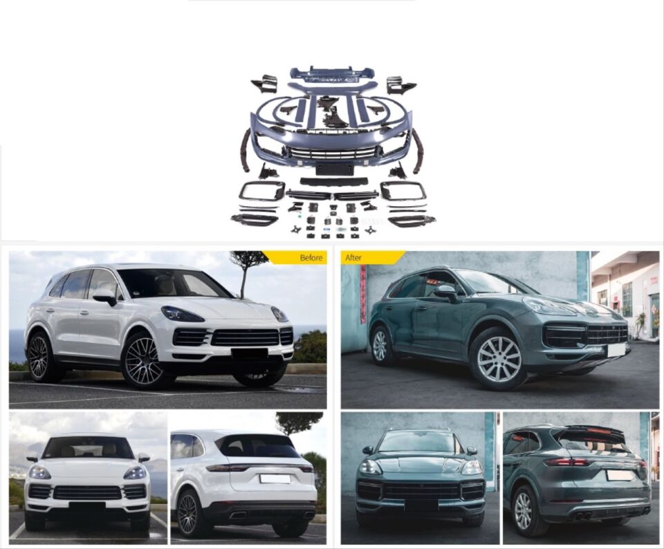 CAYENNE 2018+ IÇIN UYUMLU    2020+  TURBO FACELIFT  BODY KIT