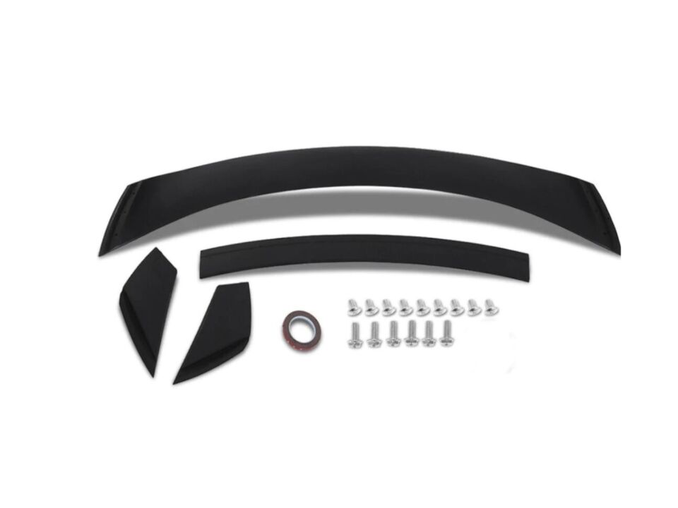 MUSTANG IÇIN UYUMLU 2015-2020 GT SPOILER PIANO BLACK  (4 PARÇA)