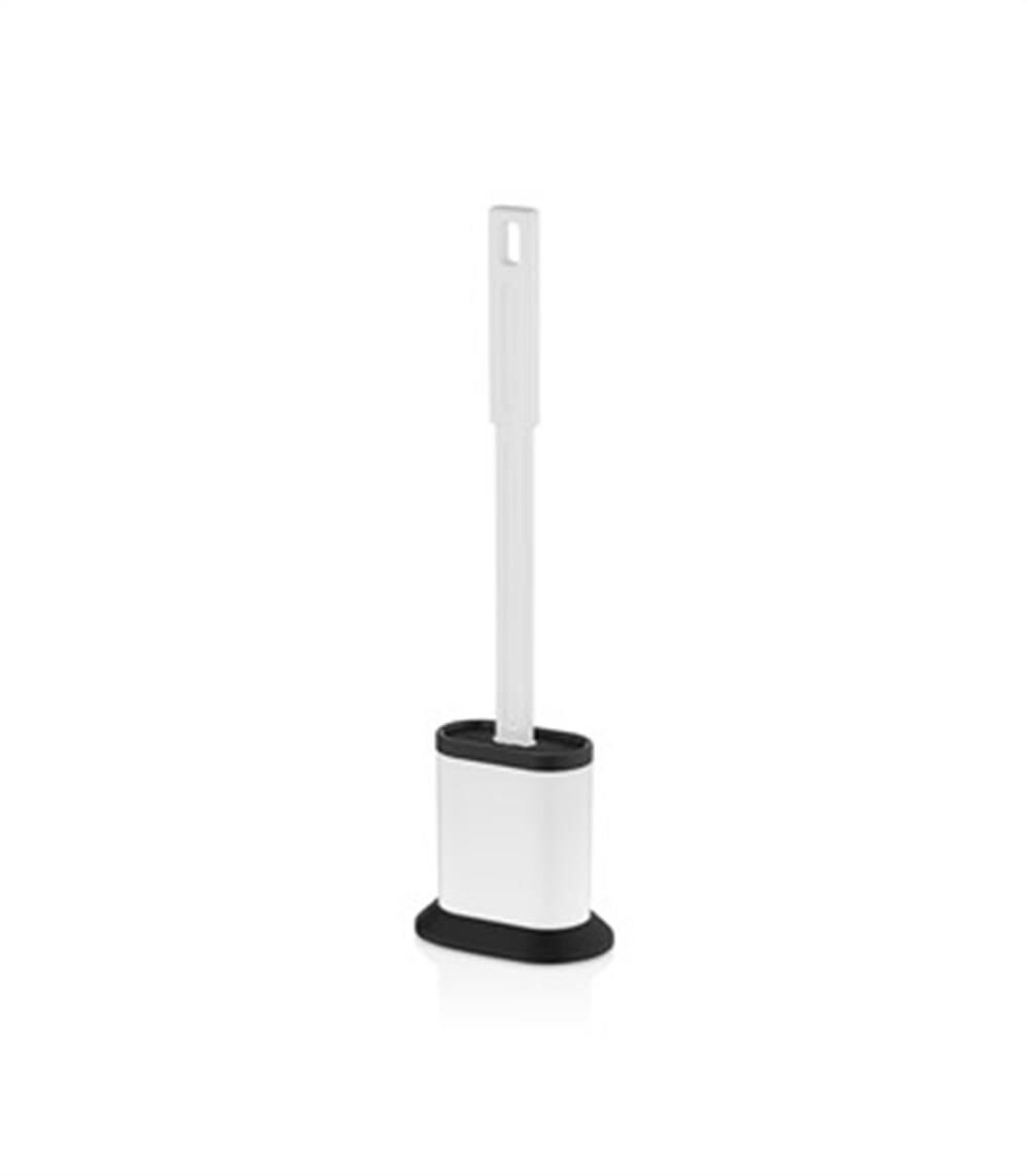 Rulopak Oval Elite Silikon Tuvalet Fırçası Siyah