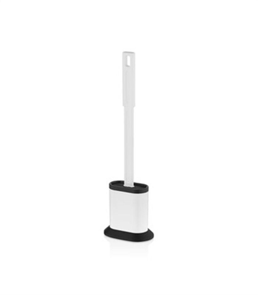 Rulopak Oval Elite Silikon Tuvalet Fırçası Siyah