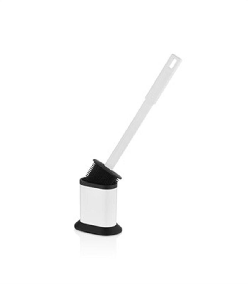 Rulopak Oval Elite Silikon Tuvalet Fırçası Siyah