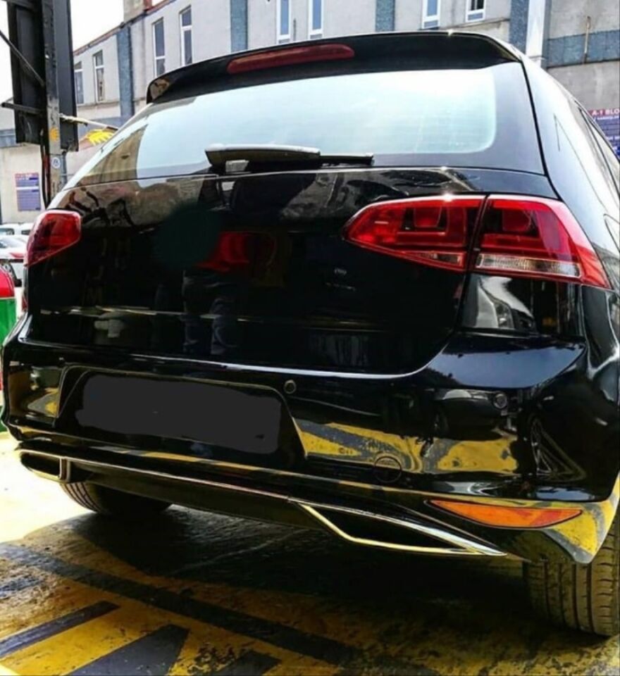 GOLF 7 2013-2017 IÇIN UYUMLU DIFUZOR PARLAK SIYAH