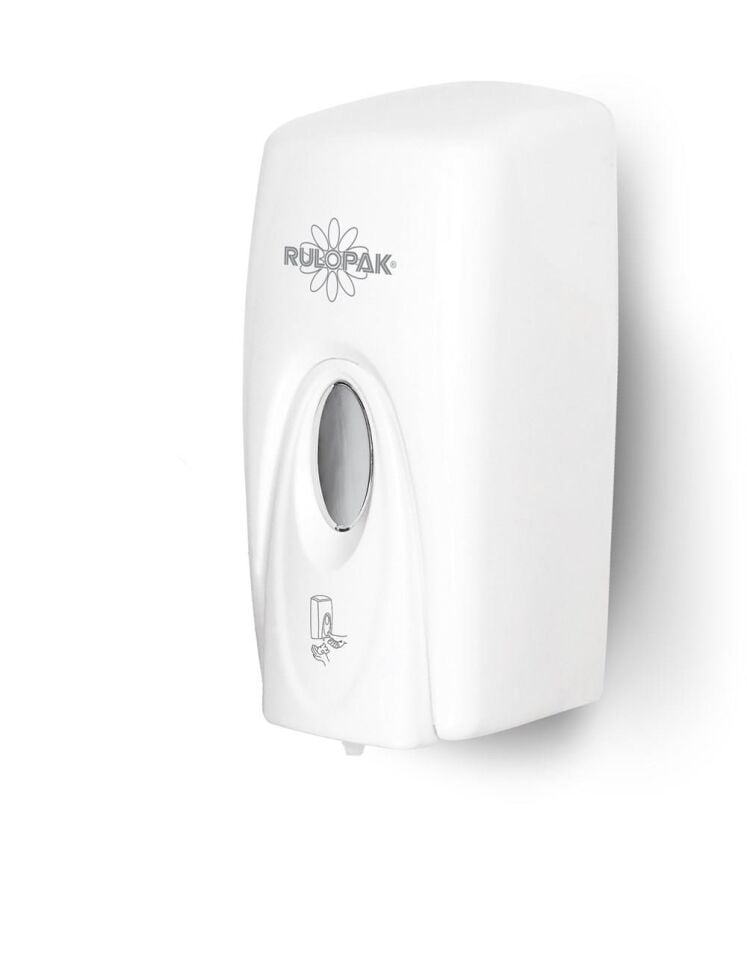 Rulopak Kartuşlu Manuel Köpük Sabun Dispenseri 1000 ml (Siyah)