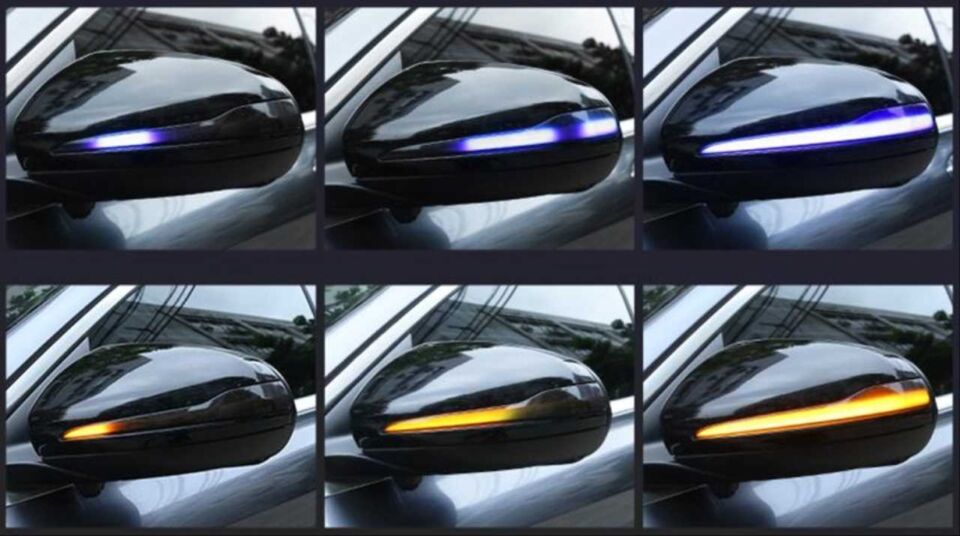 DINAMIK LED AYNA SINYALI MAVI SELAMLAMA (W205 -W213 - W222- X253- W447)