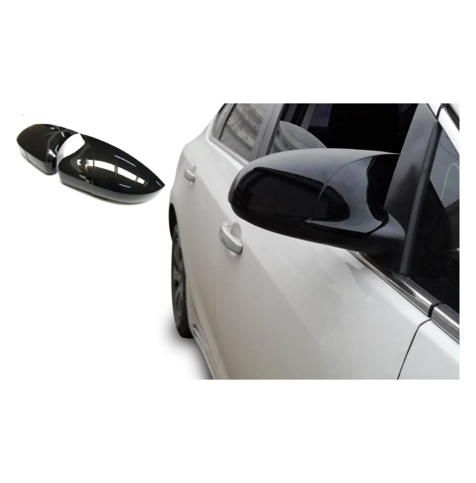 W204 2007-2014 YARASA AYNA KAPAĞI PİANO BLACK