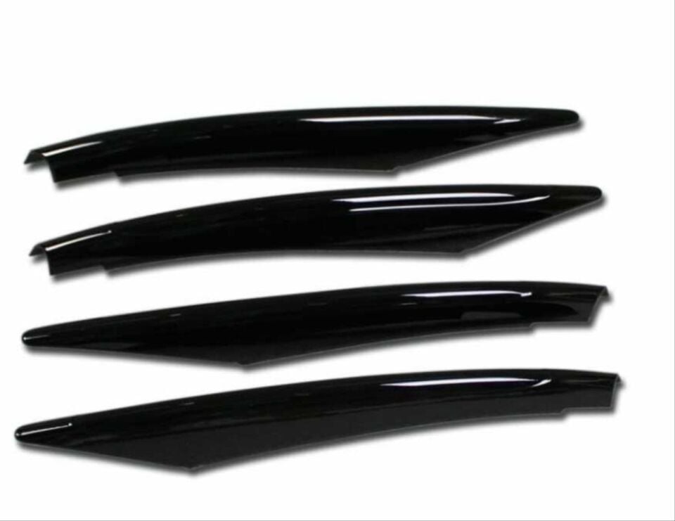 W177 A SERISI 2019+ IÇIN ÖN TAMPON BIÇAKLARI - 4 PARÇA -  PIANO BLACK