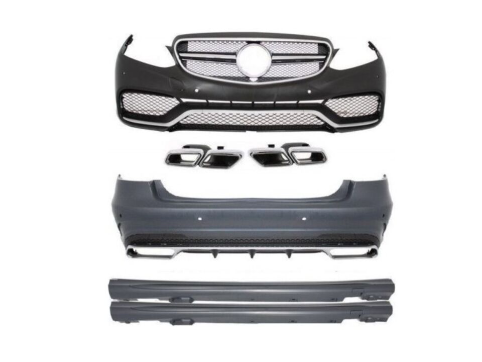 W212 IÇIN UYUMLU MAKYAJLI E63E ÇEVIRME FACELIFT BODY KIT (FAR-STOP-KAPUT VE ÇAMURLUK DAHIL)