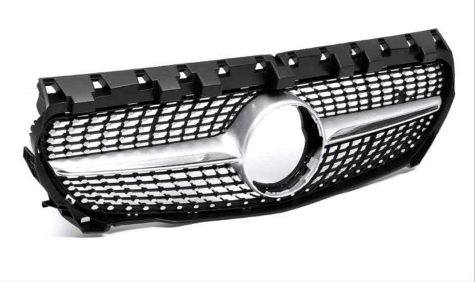 W117 CLA IÇIN UYUMLU 2013-2015 CLA IÇIN UYUMLU DIAMOND PANJUR - GRI