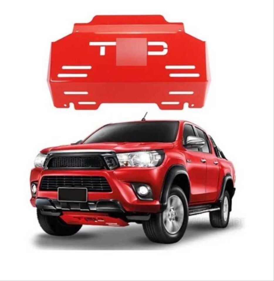 HILUX REVO 2016-2019 IÇIN UYUMLU TRD TAMPON ALT KORUMA (KIRMIZI)