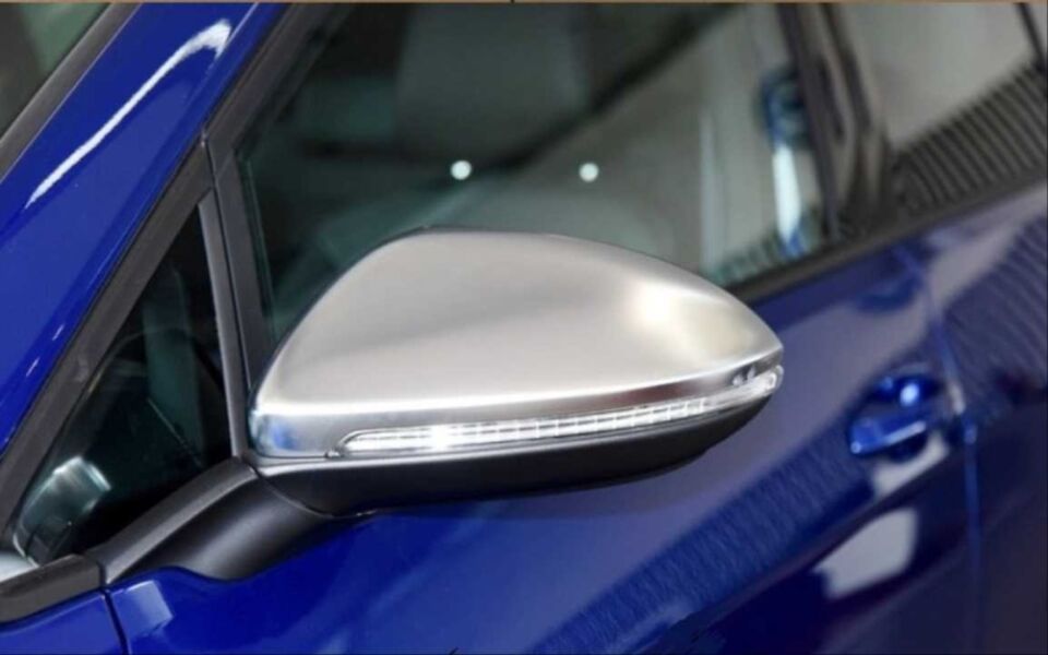 GOLF 7-7,5 İÇİN UYUMLU MAT GRI  'R'  AYNA KAPAGI