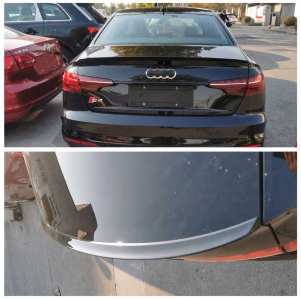 A4 2019+ IÇIN UYUMLU S4 SPOILER - PIANO BLACK (PARLAK SIYAH)