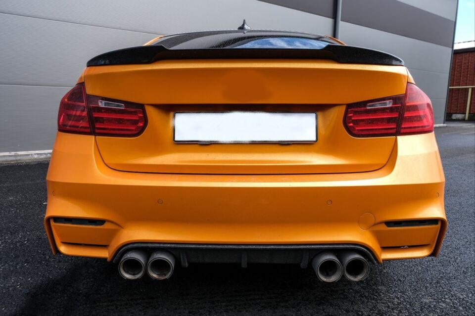 3 SERISI IÇIN UYUMLU (2012-2018) F30 IÇIN UYUMLU M4 GÖRÜNÜM SPOILER - PIANO  BLACK