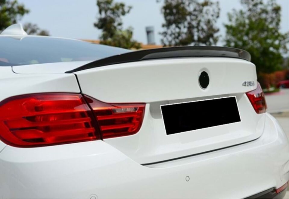 4 SERISI(2013-2019) F32 (2 KAPI) IÇIN UYUMLU  MP SPOILER  - PIANO BLACK (PARLAK SIYAH)