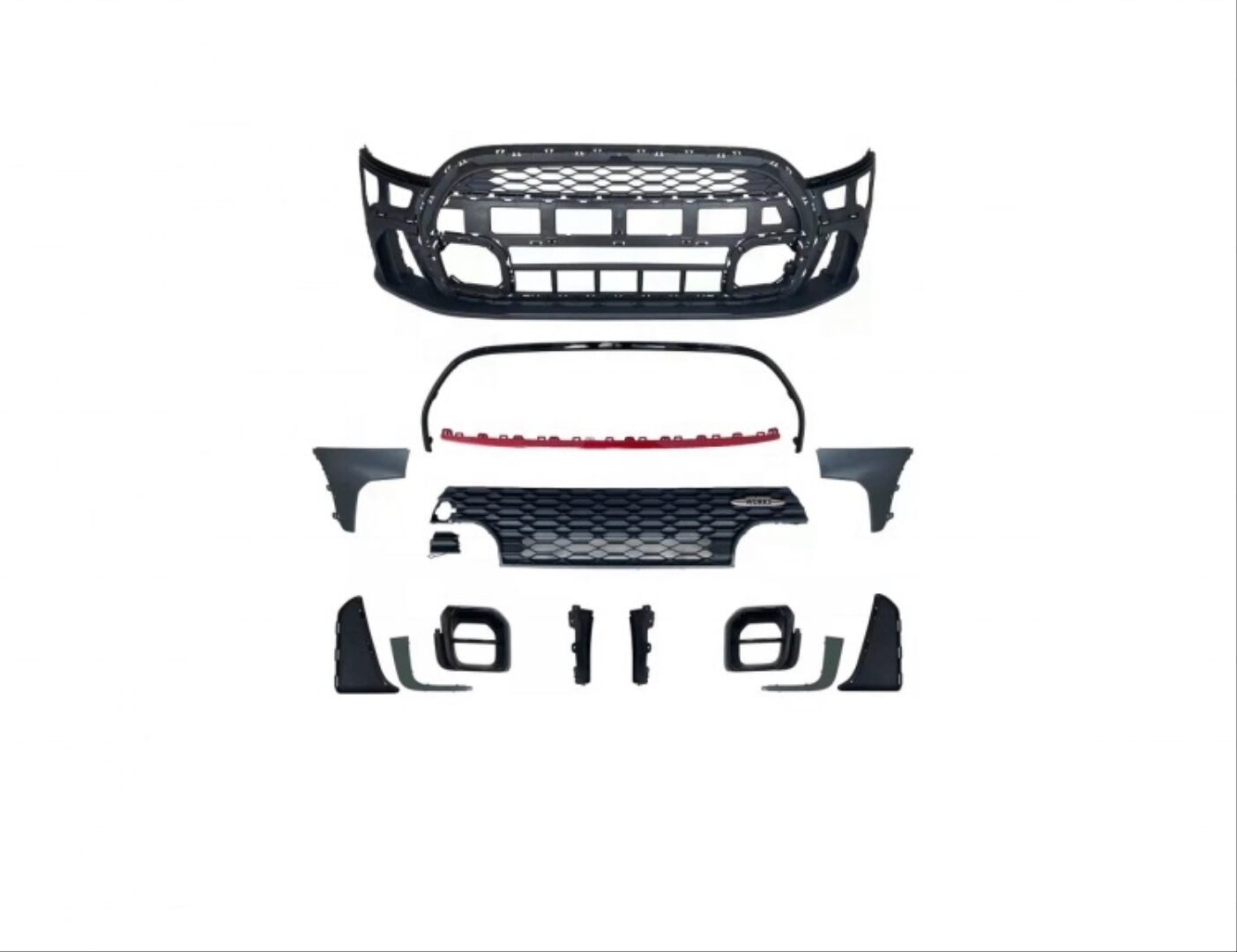 F55 MINI COOPER 2021+ IÇIN JCW ÖN TAMPON SET (MAKYAJLAMA)