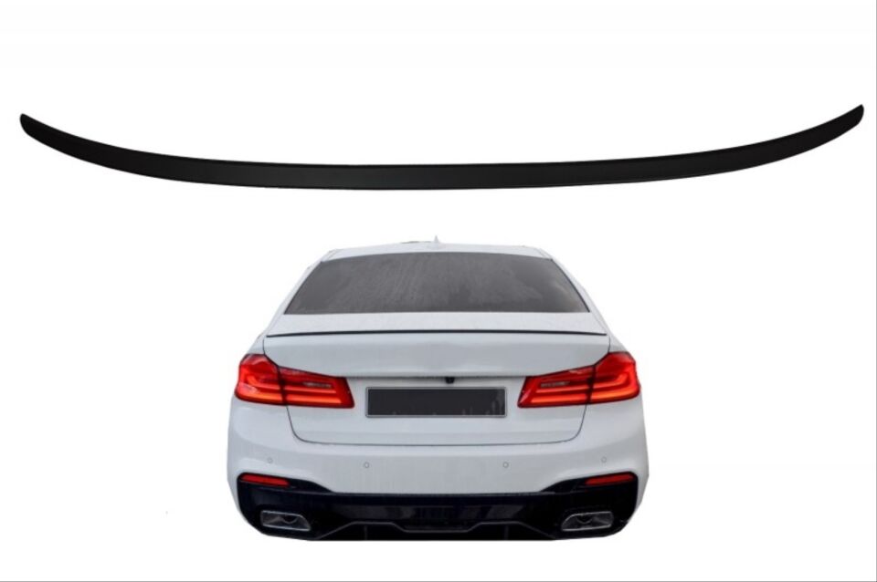 5 SERISI G30 IÇIN UYUMLU MT SPOILER - PIANO BLACK (PARLAK SIYAH)
