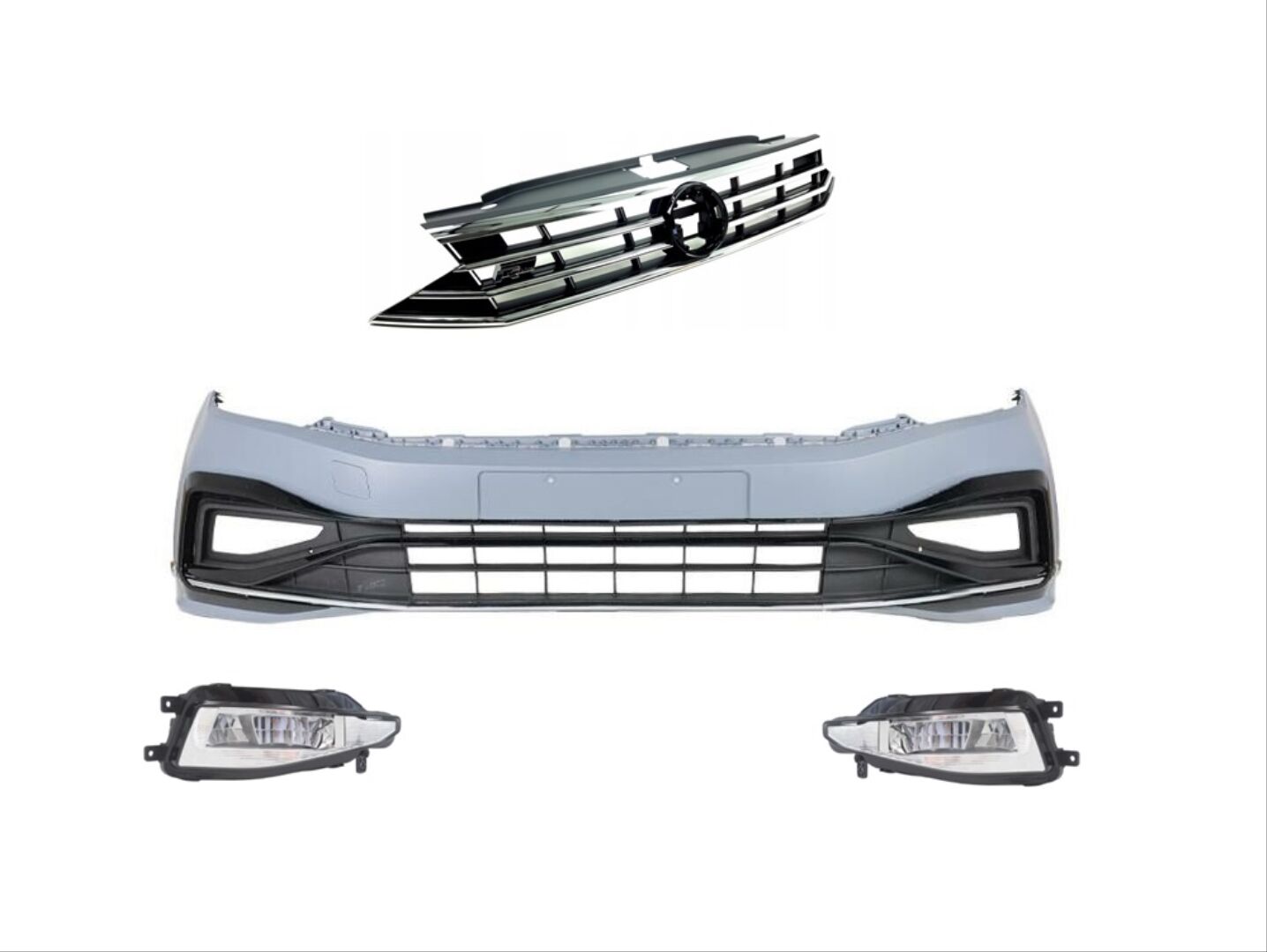 PASSAT B8 İÇİN 8.5 GÖRÜNÜM R-LINE ÖN TAMPON & PANJUR
