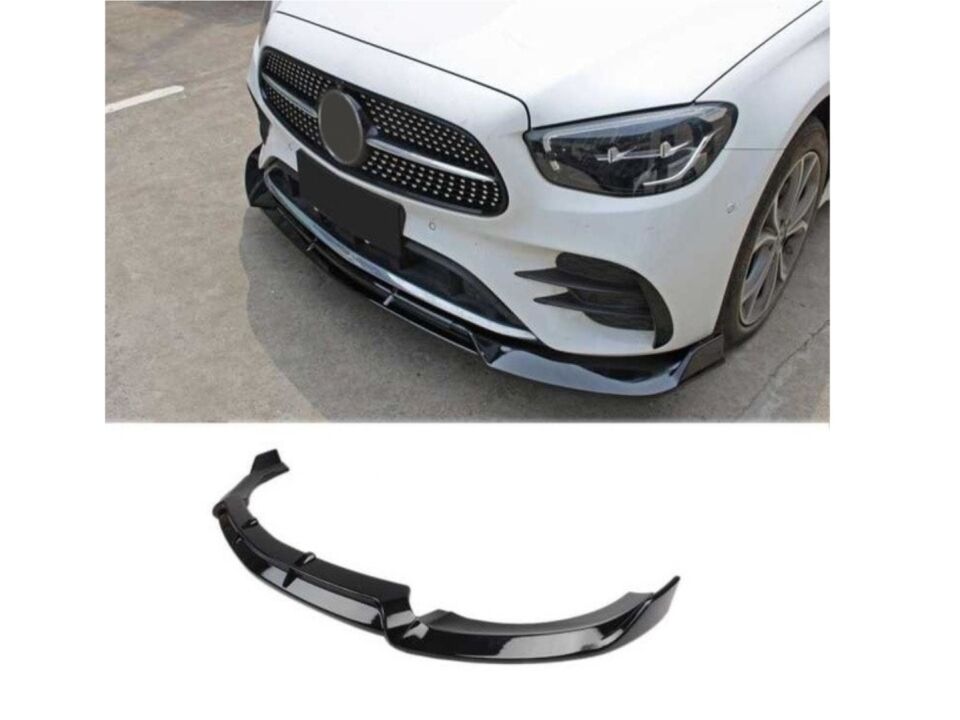 W213(2020+) E SERISI IÇIN  ÖN LIP   - PIANO BLACK (PARLAK SIYAH)